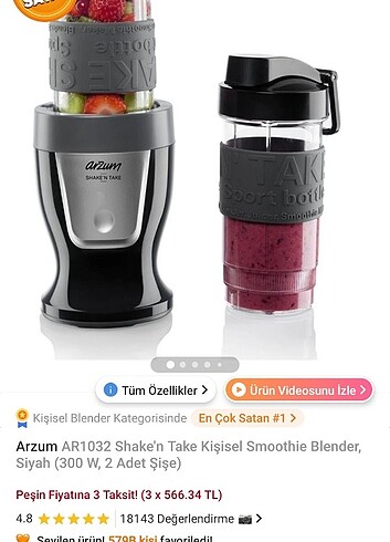 Arzum marka blender 