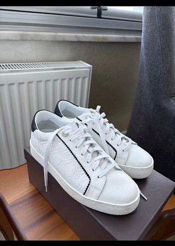 Beyaz vakko sneakers - Görsel 2