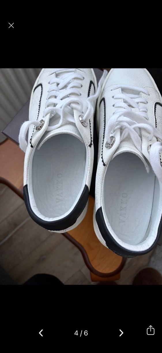 Beyaz vakko sneakers - Görsel 3