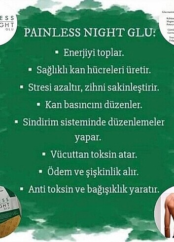 PAİNLESS NİGHT GLU ORİJİNAL ONE MORE ÜRÜN 