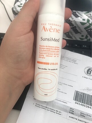 Avene Sunsimed Güneş Kremi