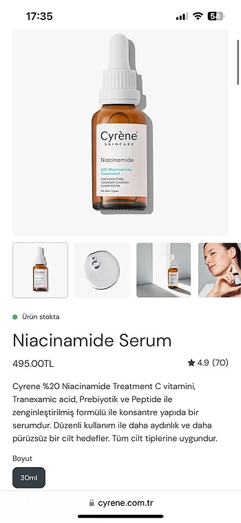 La Roche Posay Cyrene niasinamid serum