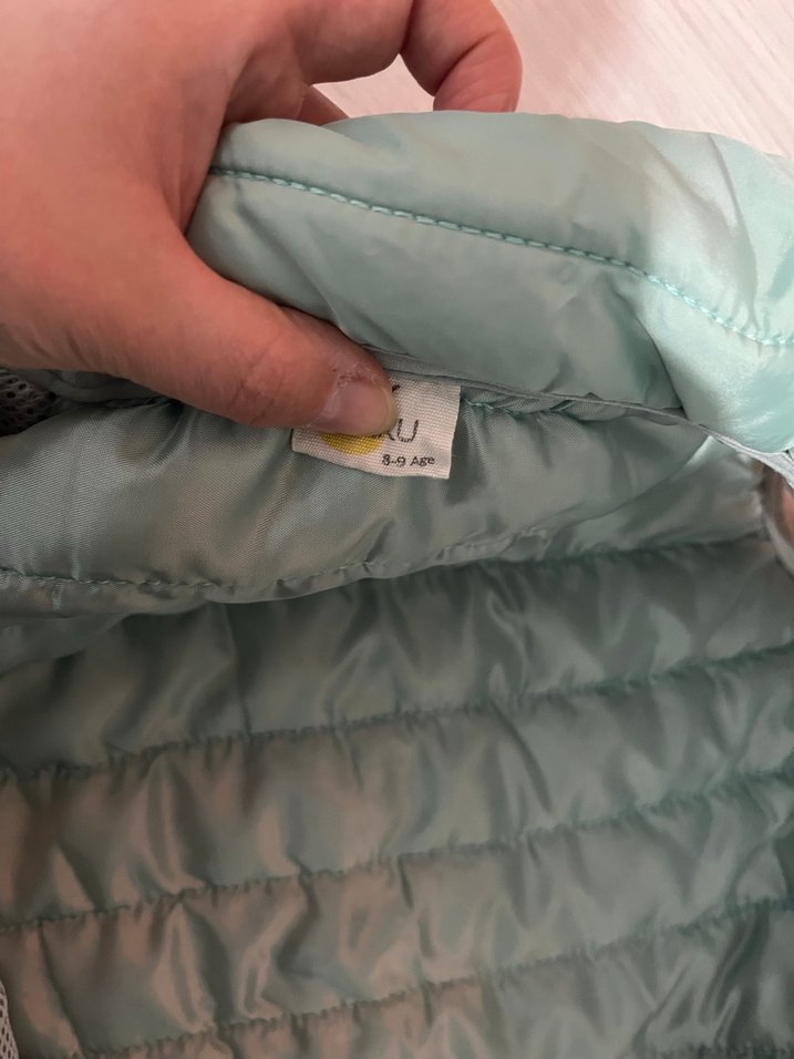 Kız Çocuk Turkuaz Fermuarlı Yelek - Görsel 4