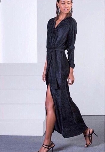Kadife Siyah elbise / tunik