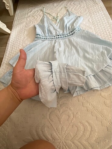 s Beden mavi Renk H&M elbise