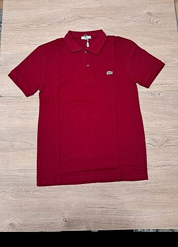 Polo yaka bordo tişört 
