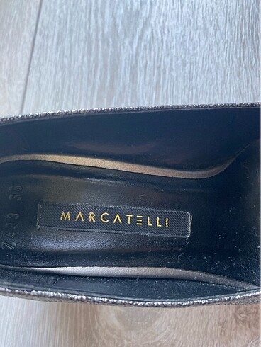 Marchesa Marcatelli Gümüş topuklu ayakkabı