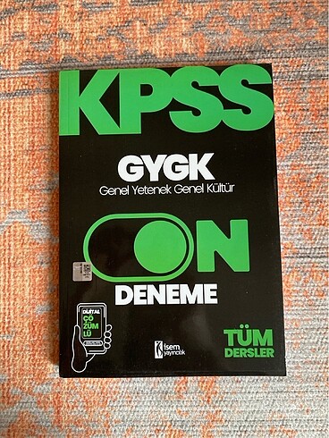 KPSS GÜNCEL 10 DENEME