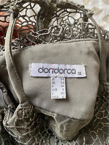 Doridorca marka simli halter yaka abiye - Görsel 5