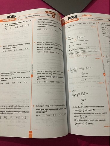  Beden Kpss matematik soru bankası