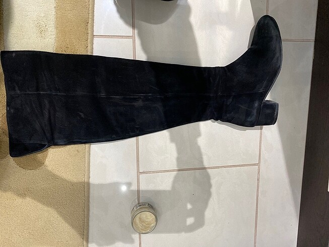 36 Beden siyah Renk Hotiç süet uzun çizme