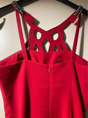 Kırmızı balık model abiye - Görsel 5