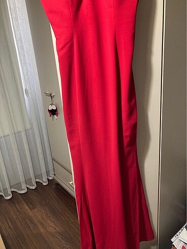 Kırmızı balık model abiye - Görsel 6