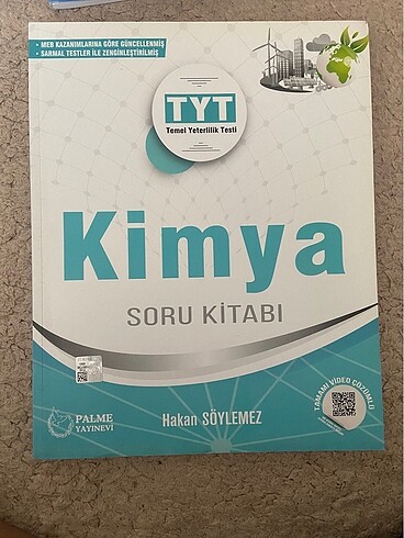 Palme Yayınevi TYT Kimya Soru kitabı