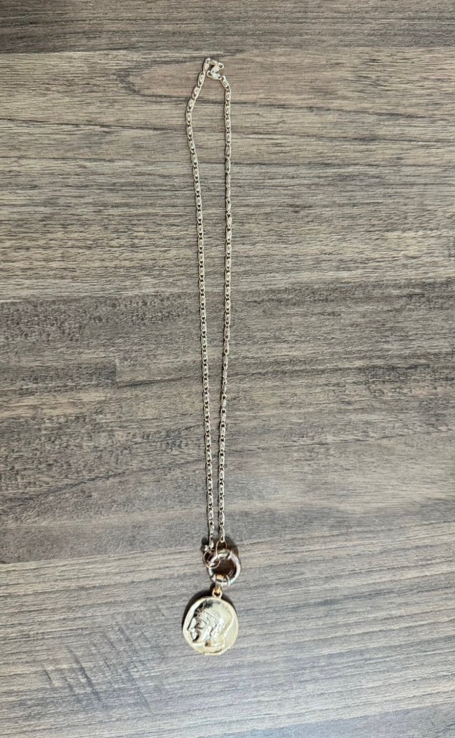 Uzun Zincirli Vintage Yılan Desenli Kadın Kolye - Görsel 2