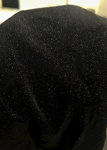 Siyah simli elbise - Görsel 4