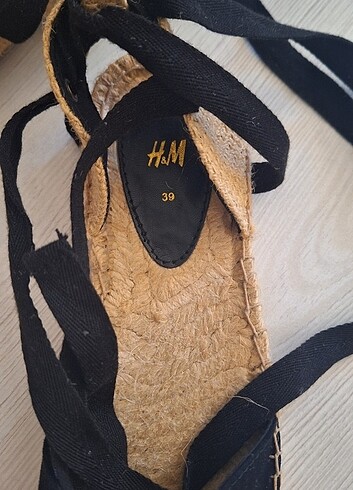 39 Beden siyah Renk h&m espadril