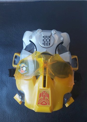 transformers Sarı ve Gri Aksiyon Figürü Maskesi