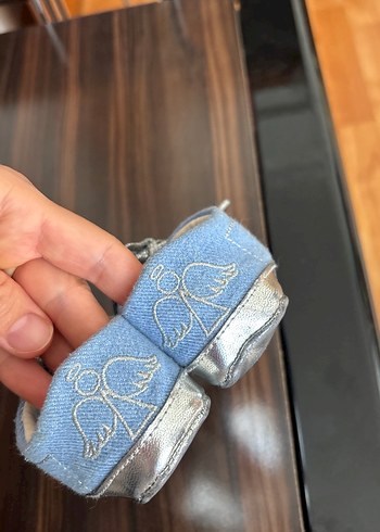 Düğmeli Kot Erkek Bebek İlk Adım Ayakkabısı - Görsel 3