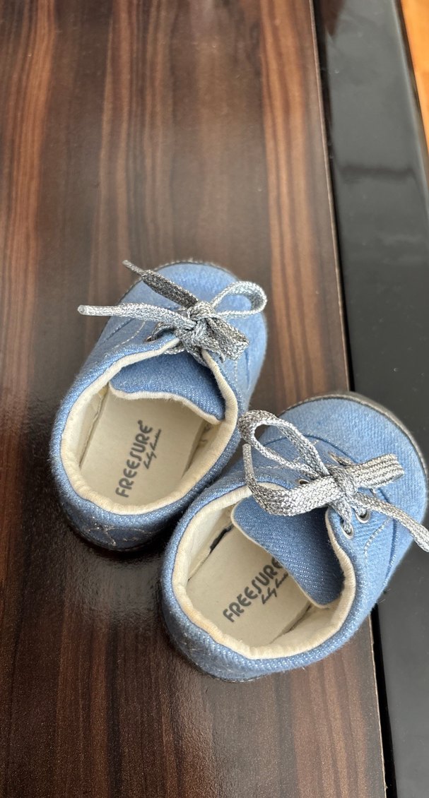 Düğmeli Kot Erkek Bebek İlk Adım Ayakkabısı - Görsel 4