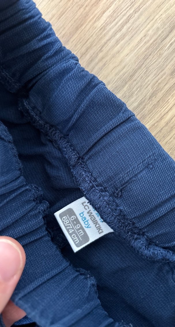 Erkek Çocuk Lacivert Bol Kesim Kot Pantolon - Görsel 2