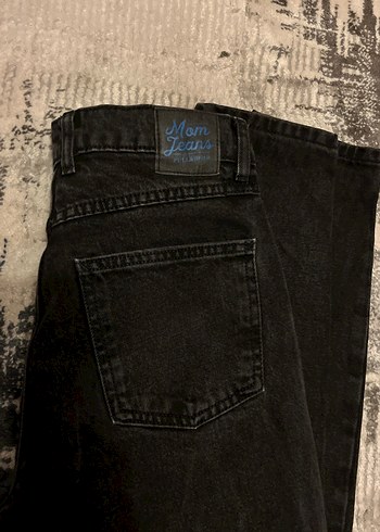 36 Beden Siyah Kadın Regular Fit Midi Kot Pantolon