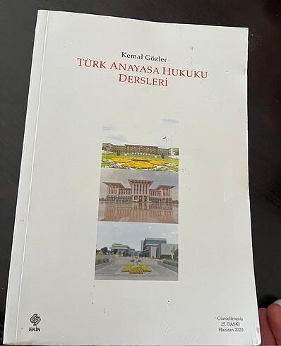 Türk anayasa hukuku dersleri Kemal gözler