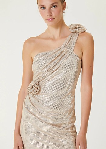 NETWORK Drapeli Mini Abiye Elbise - Görsel 3