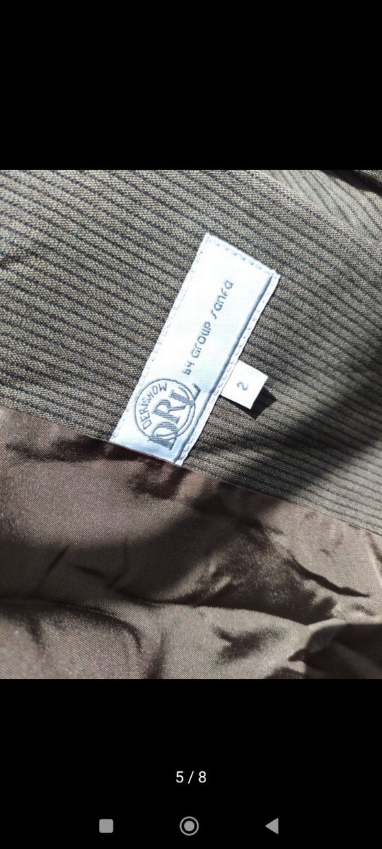 Gri Uzun Fermuarlı Cepli Kadın Blazer Ceket - Görsel 5