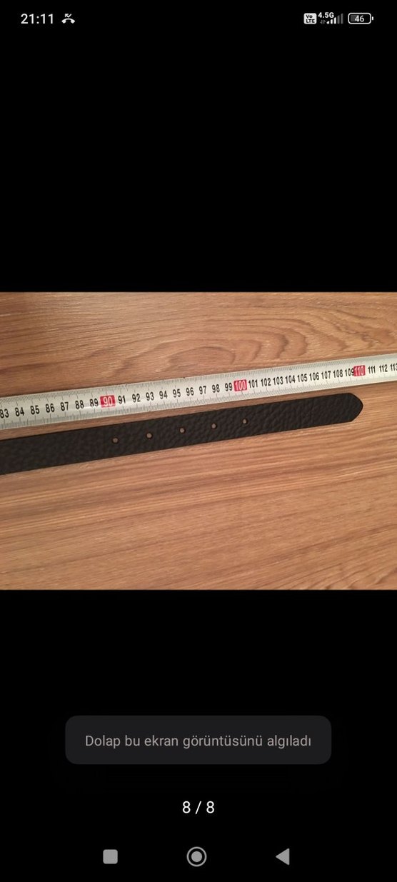 Koyu Füme Siyah Gerçek Deri Kadın Kemer - Görsel 4