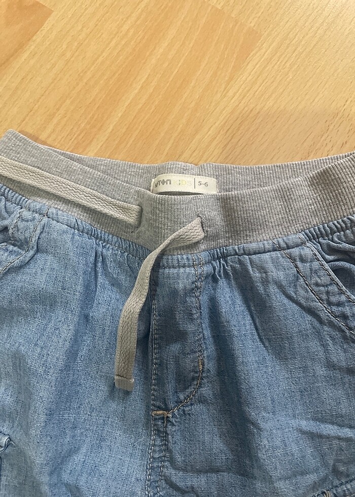 Koton kot şort 5 6 yaş - Görsel 3