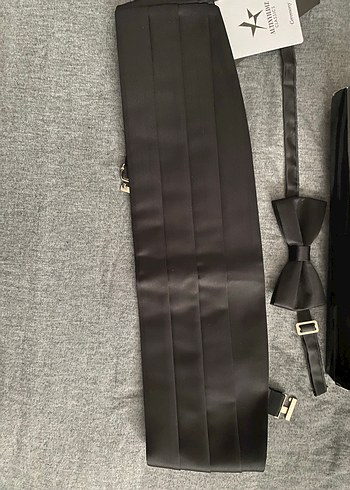 Desenli Siyah Erkek Papyon - Görsel 2