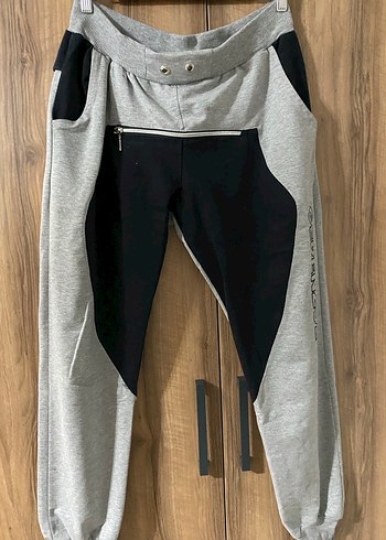 Gri erkek Spor Rahat Kesim Eşofman - Görsel 2