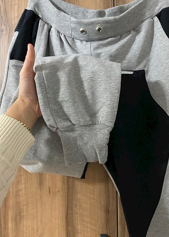 Gri erkek Spor Rahat Kesim Eşofman - Görsel 3