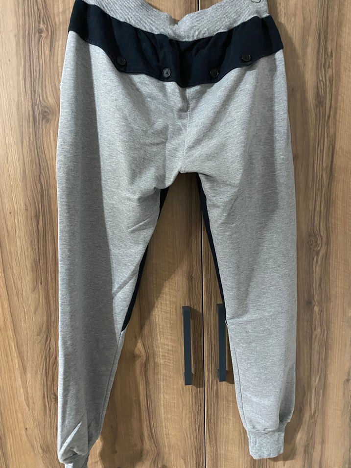 Gri erkek Spor Rahat Kesim Eşofman - Görsel 4