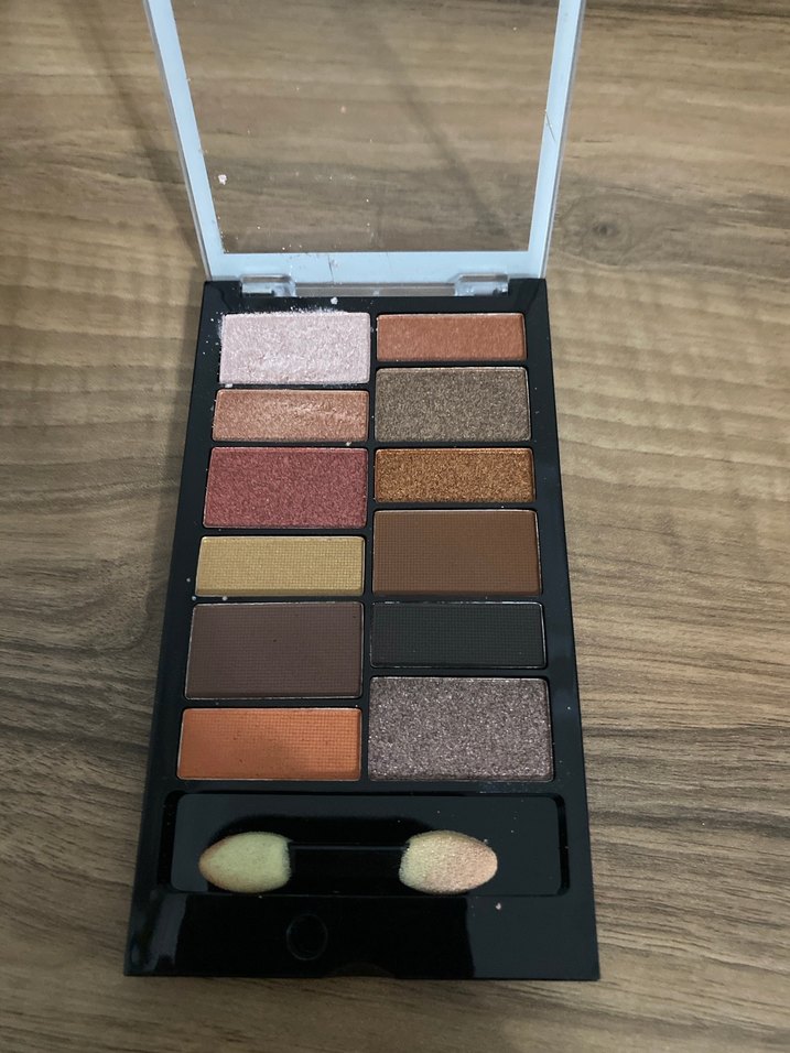 City Color Copper Kahverengi Far Paleti - Görsel 2