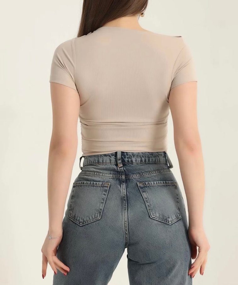 Sandy kumaş bluz - Görsel 4