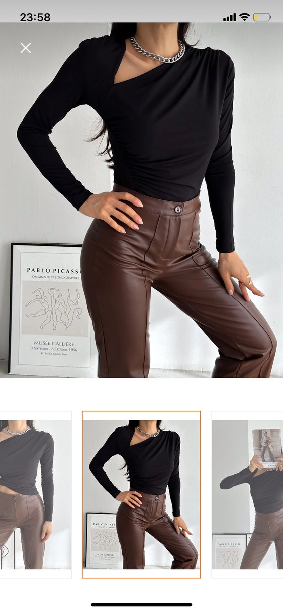 Omuz detaylı Bluz - Görsel 4