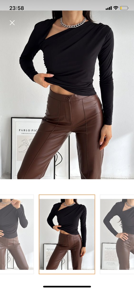 Omuz detaylı Bluz - Görsel 3