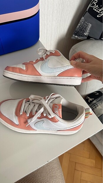 37,5 Beden ten rengi Renk Nike Court 37.5 numara