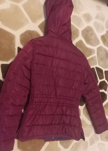 Colins marka Bordo Erkek Çocuk Kapüşonlu Fermuarlı mont - Görsel 2