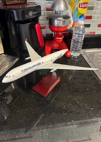 Beyaz Turkish Airlines Uçak Maketi - Görsel 4