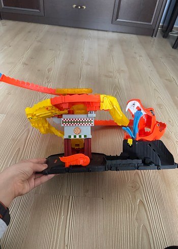 Hotwells pizza  Renkli Yarış Parkuru Oyuncağı - Görsel 2