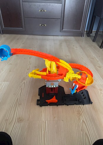 Hotwells pizza  Renkli Yarış Parkuru Oyuncağı - Görsel 3