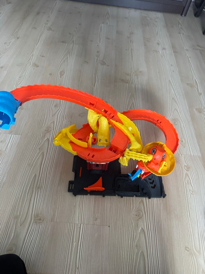 Hotwells pizza  Renkli Yarış Parkuru Oyuncağı - Görsel 4