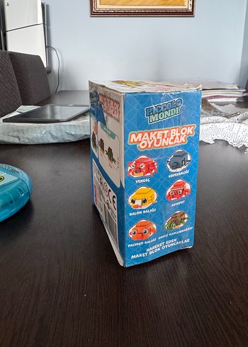 110 Parça Kahverengi Kaplumbağa Maket Blok - Görsel 4