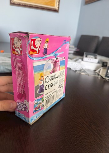 Sluban Kızlar İçin Pastel Pembe Helikopter Lego - Görsel 2