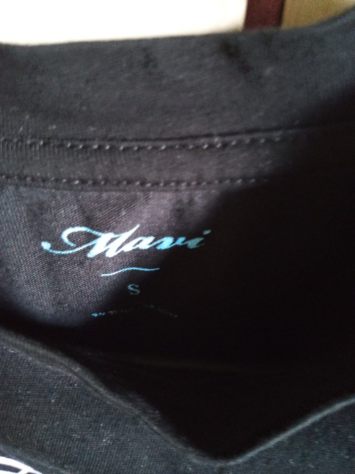 Baskılı Siyah Mini tshirt - Görsel 3