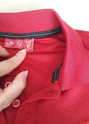Puma Kırmızı Kısa Kollu Polo Yaka Tişört