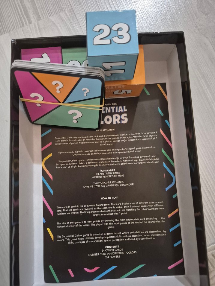 Sequential Colors - Zafer Kart Oyunu - Görsel 2